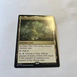 MTG Three Tree City (Non Foil) - Bloomburrow Near Mint Condition - Image 1