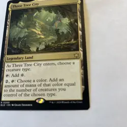 MTG Three Tree City (Non Foil) - Bloomburrow Near Mint Condition - Image 2