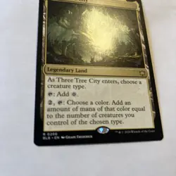 MTG Three Tree City (Non Foil) - Bloomburrow Near Mint Condition - Image 3