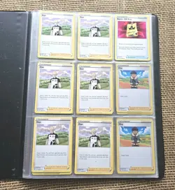 Pokemon Ultra Pro Vinyl 9 Pocket Portfolio Binder W/ Trading Cards 10pgs - Image 3