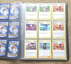 Pokemon Ultra Pro Vinyl 9 Pocket Portfolio Binder W/ Trading Cards 10pgs - Image 5