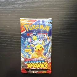 Pokemon Scarlet & Violet Surging Sparks Booster Pack 10 Cards English - Image 1