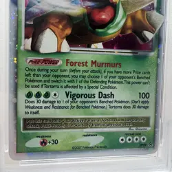 2007 Pokemon Diamond & Pearl Torterra LV. X Black Star PROMO #DP09 Holo - PSA 8 - Image 3