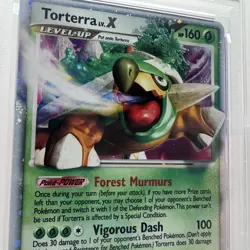 2007 Pokemon Diamond & Pearl Torterra LV. X Black Star PROMO #DP09 Holo - PSA 8 - Image 5