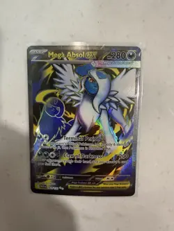 Mega Absol EX 161/132 Me01: Mega Evolution Ultra Rare Holo 280 HP Pokemon TCG - Image 1
