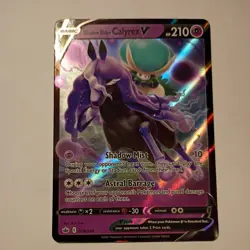 Shadow Rider Calyrex V 74/198 - Chilling Reign Holo Ultra Rare Pokemon TCG - - Image 1
