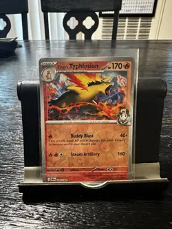Pokemon TCG Destined Rivals Ethan's Typhlosion 034/182 Reverse Holo Rare - Image 1