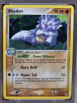Rhydon Reverse Foil ~ PSA 10 LOW POP *7* ~ Pokemon TCG EX Hidden Legends 46/101 - Image 5