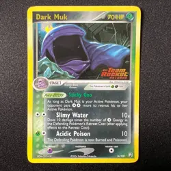 Dark Muk - 16/109 - Pokemon Ex Team Rocket Returns Reverse Holo LP - Image 1