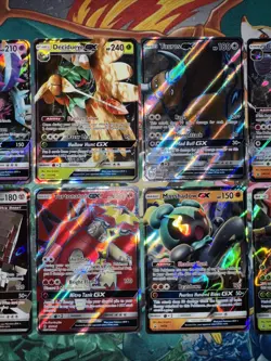 Pokemon TCG Lot of 10 Pokemon Full Art-9 GX (1 VMAX) Full Art - Image 3