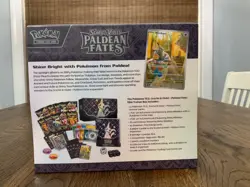 POKEMON CENTER PALDEAN FATES ETB TCG SEALED! - Image 2