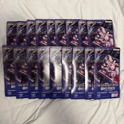 One Piece TCG: The Azure Sea's Seven Sleeved Booster OP-14 English - Lot of 18 - Image 1