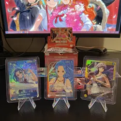 One Piece EB‑03 Heroines – Opened Booster Box (3 Hits: Alt Leader, Alt SR, SEC) - Image 1