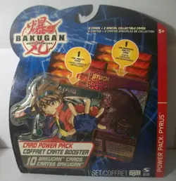 Bakugan 2008 Power Pack With DOOM card sealed unopen Pyrus - Image 1