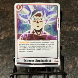 Goku Extreme Ultra Instinct FB04-022 Rare Foil Dragon Ball Super Card Game | NM - Image 1