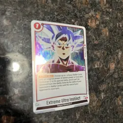 Goku Extreme Ultra Instinct FB04-022 Rare Foil Dragon Ball Super Card Game | NM - Image 3