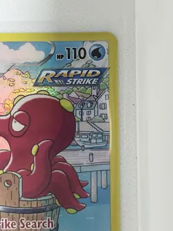 Pokemon Octillery Rapid Strike Holo Full Art TG03/TG30 Brilliant Stars 2022 Card - Image 4