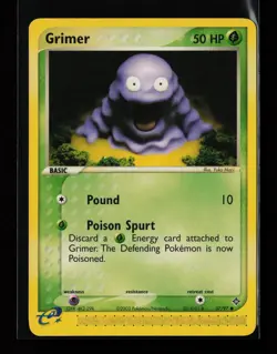 Grimer 57/97 Common Dragon Yuka Morii Non Holo Pokemon Card - Image 1