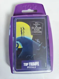 Top Trumps Nightmare Before Christmas Fun Card Game Ages 6+ - Image 1
