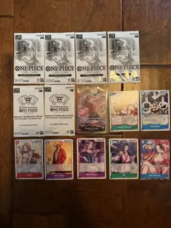 Bundle Lot Of One Piece Trading Card Promo Packs & Cards Sealed See Pictures - Image 1