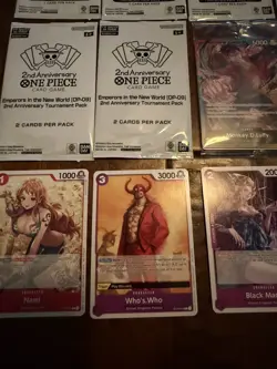 Bundle Lot Of One Piece Trading Card Promo Packs & Cards Sealed See Pictures - Image 4