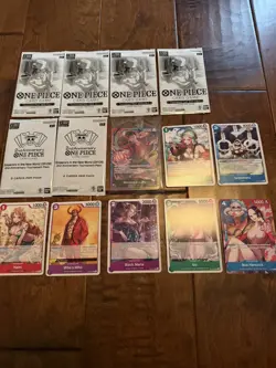 Bundle Lot Of One Piece Trading Card Promo Packs & Cards Sealed See Pictures - Image 5