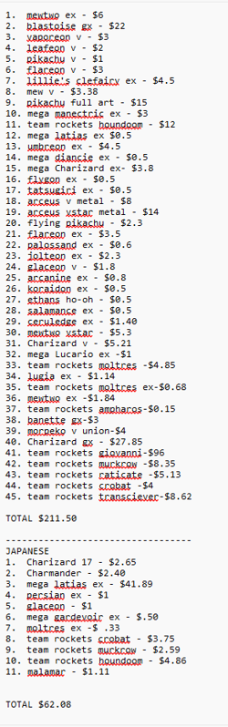 pokemon singles lot 56 cards - Image 1