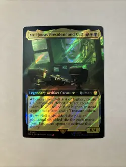 MTG - Mr. House, President and CEO [Extended Art - Surge Foil] - Fallout MINT - Image 1