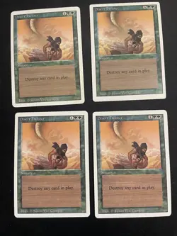MtG X4 Desert Twister Revised Magic the Gathering - Image 1