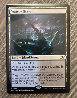 MTG Watery Grave 0261 | Edge Of Eternity | EOE NM RARE - Image 1