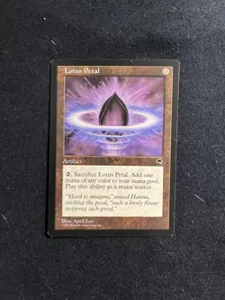 Magic the Gathering Lotus Petal Tempest - Image 1