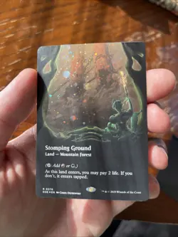Stomping Ground (Borderless) (Galaxy Foil) Edge of Eternities Foil - Image 1