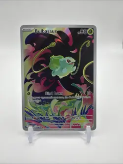 Pokemon TCG Bulbasaur 133/132 Me01: Mega Evolution Illustration Rare - Image 1