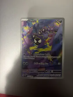 Pokemon TCG Gastly Scarlet Violet Temporal Forces 177/162 IR NM - Image 1
