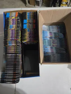 Pokemon Tcg Sleeved Booster Mixed Lot Of 150 - Image 1