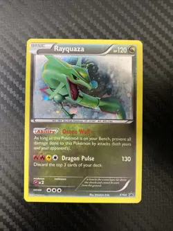 Pokemon Rayquaza XY64 Black Star Promo LP/MP - Image 1