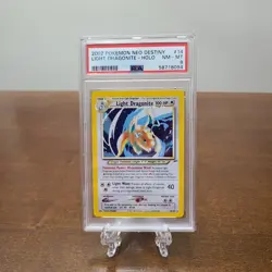 2002 Pokemon Neo Destiny #14 Light Dragonite-Holo⭐NM-MT 8 - Image 1
