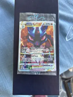 Pokemon TCG Lucario VSTAR SWSH291 Black Star Promo Full Art SEALED - Image 3