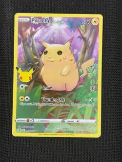 Pikachu 005/025 Holo Rare Celebrations Pokemon Near Mint - Image 1