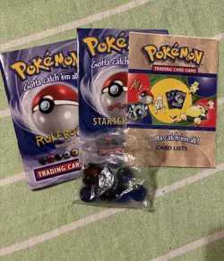 Pokemon 2-Player Starter Set WOTC Base Set Vintage 1999 Complete Open Box - Image 5