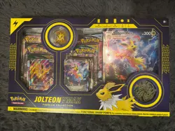 Pokemon TCG - JOLTEON VMAX Premium Collection Box NEW Factory Sealed - Image 1