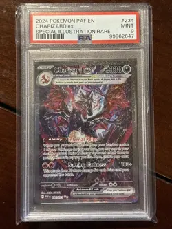 Pokemon Paldean Fates Charizard Ex 234/091 Special Illustration Rare PSA 9 - Image 1