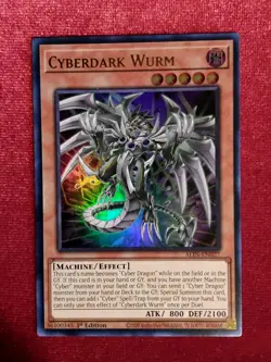 Yu-Gi-Oh! - Cyberdark Wurm - ALIN-EN027 Alliance Insight 1st Ed. Ultra Rare - Image 1