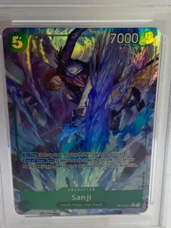 2025 ONE PIECE OP13-CARRYING ON HIS WILL ALTERNATE ART #027 SANJI PSA 10 - Image 2