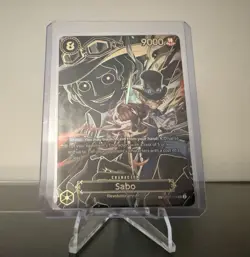 Sabo OP07-118 One Piece CCG Character Card 9000 Power Foil Alternative Art - Image 1