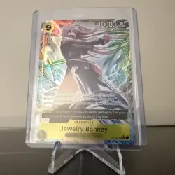 Jewelry Bonney OP13-108 One Piece CCG 10000 Power Foil Alternate Art Card - Image 1
