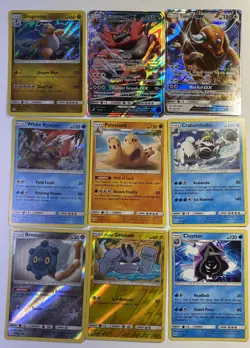 Lot of 30 Pokemon Cards NM, Sun and Moon, Team Up, Unbroken Bonds Holographics - Image 1