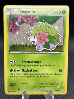 Shaymin - XY188 - Pokemon XY Promo Holo Rare Card LP - Image 1