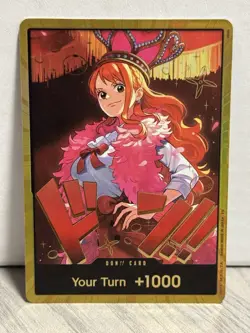 DON!! Card (Nami) (Gold) Extra Booster: One Piece Heroines Edition Foil - Image 1