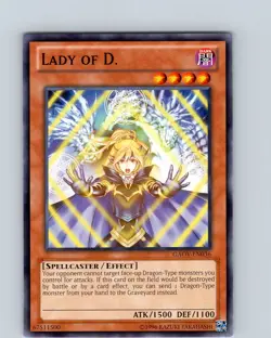 Yu-Gi-Oh TCG Lady Of D. GAOV-EN036 Unlimited Regular Common Card NM - Image 1